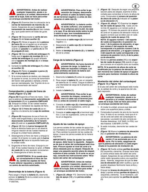 Instruction Book − Riding Mower Model ... - Safe Motor AS