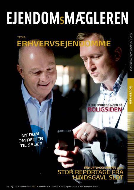 Udgave 7, november måned, 2011 - Dansk Ejendomsmæglerforening