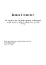 Romer i romanen - Aarhus Universitet