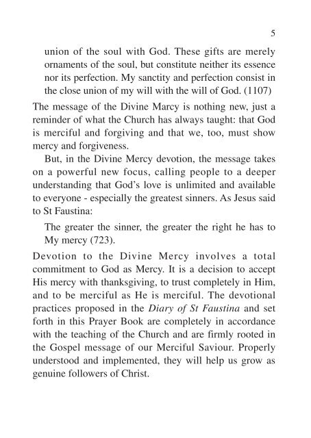 Divine Mercy Prayer Book - Ignatius Press