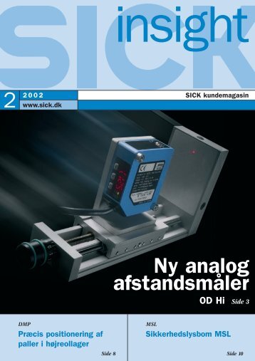 Ny analog afstandsmåler - SICK