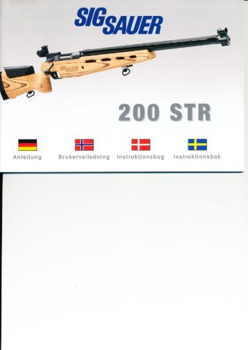 Sig Sauer 200 STR User's Manual - Skyteinfo