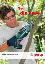 Download produktkatalog - Bosch el-værktøj