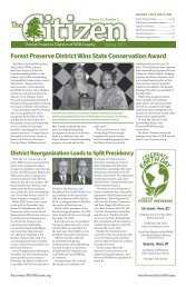 The Citizen Newsletter - Forest Preserve District of Will County