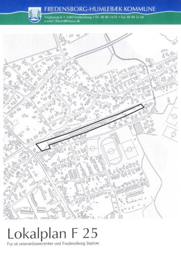 F25 Lokalplan for veteranbanecenter - Fredensborg Kommune