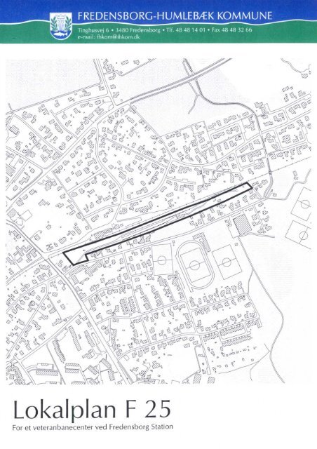 F25 Lokalplan for veteranbanecenter - Fredensborg Kommune