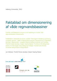 Faktablad om dimensionering af våde ... - Separat regnvand