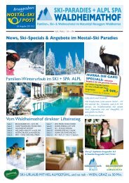 Bruggrabers WALDHEIMATHOF ALPL FAMILY - SKI + SPA