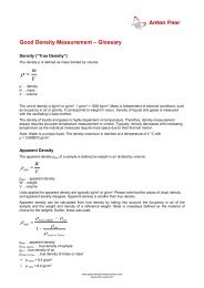 Good Density Measurement - Anton Paar.com