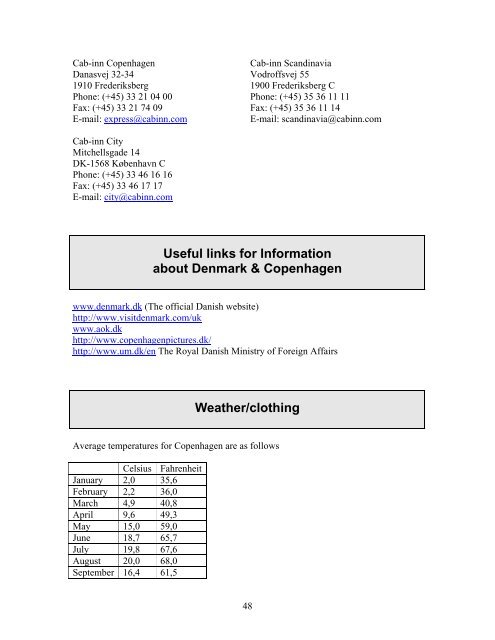 International Student Guide - Det Juridiske Fakultet