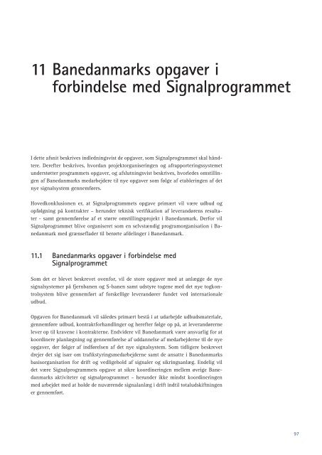 Signalprogrammet – beslutningsoplæg, december ... - Banedanmark