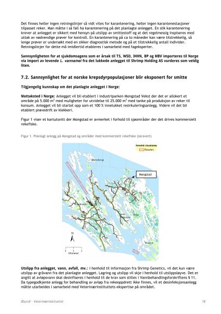 Risikovurdering ved import av tropiske reker fra Hawaii for oppdrett i