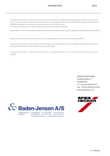 PercoTop® Hæftegrunder 010 - Baden-Jensen A/S