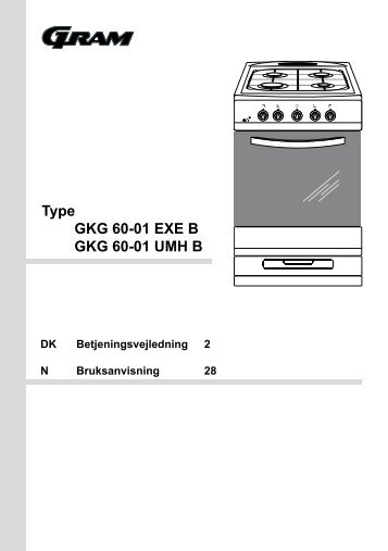 Type GKG 60-01 EXE B GKG 60-01 UMH B - Hvidt & Frit