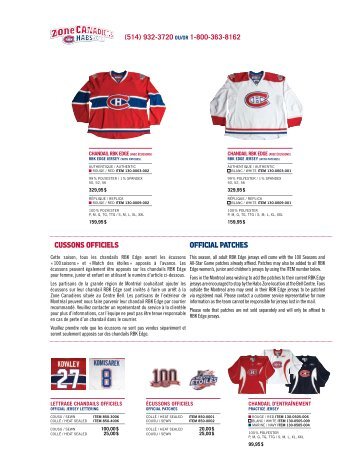 casquettes CAPS - Montreal Canadiens