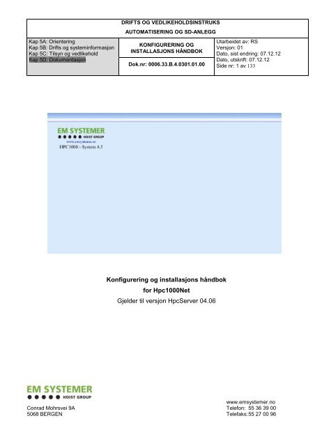 konfigureringshandbok-system-4.6-00060301 - EM Systemer