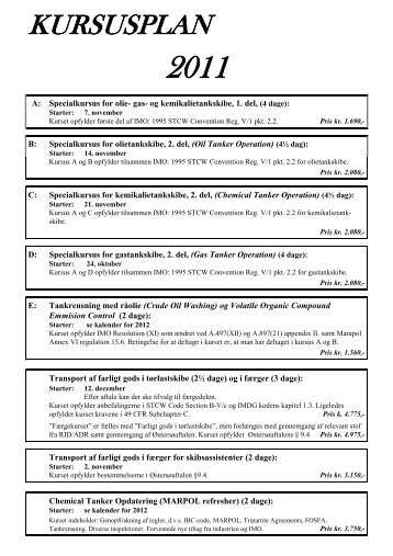 5 dage - Marstal Navigationsskole