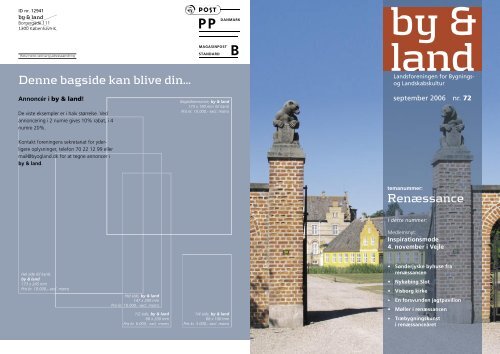 By & Land - September 2006.pdf - Bygningskultur Danmark