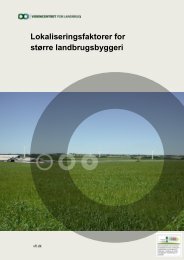 Lokaliseringsfaktorer for større landbrugsbyggeri - Videncentret for ...
