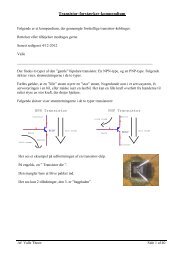 Følgende er et kompendium, der gennemgår forskellige transistor ...