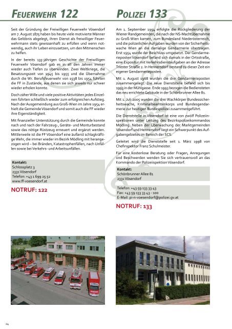 NOTRUF - Marktgemeinde Vösendorf