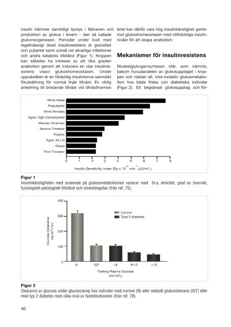 Insulinresistens på ont och gott - perspektiv på anabolism ...