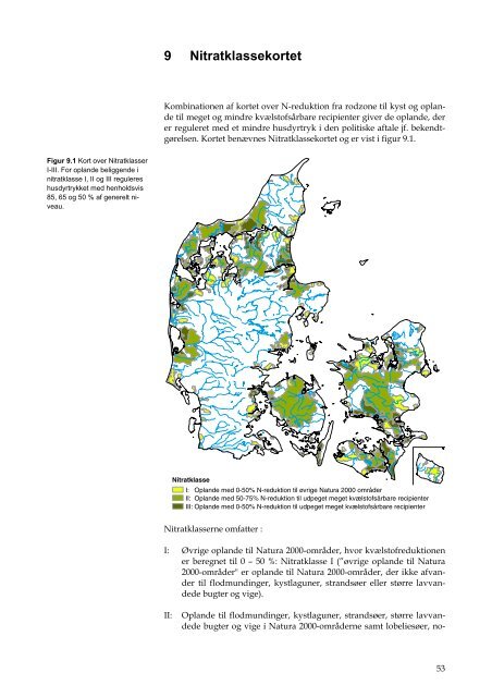 Kvælstofreduktionen fra rodzonen til kyst for Danmark, Fagligt ...