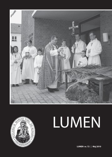 1 LUMEN nr. 72 | Maj 2010 - Sankt Mariæ Kirke