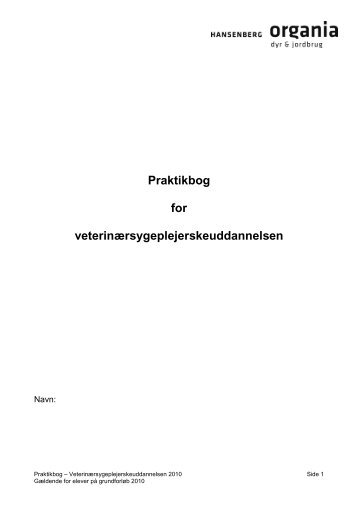 Praktikbog GF - Hansenberg