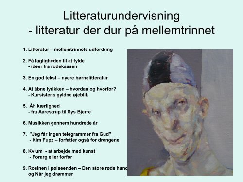 Litteraturundervisning - litteratur der dur på mellemtrinnet