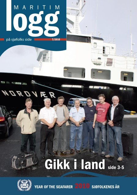 Gikk i landside 3-5 YEAR OF THE SEAFARER 2010 ... - TVU-INFO