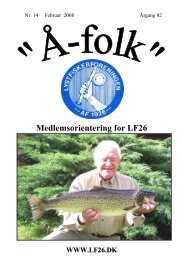 Medlemsorientering for LF26 - Lystfiskerforeningen af 1926