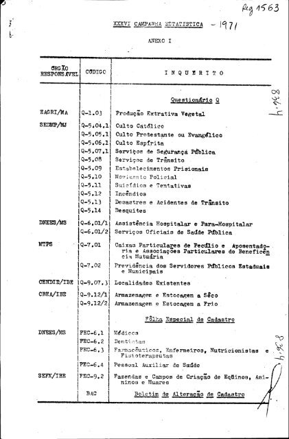 IQ-l.03 I - Biblioteca do IBGE