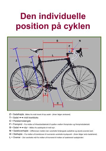 Beregning af sadelhøjde