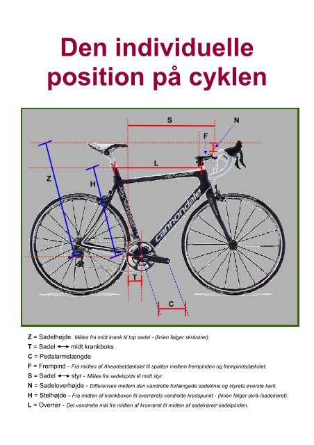 Beregning af sadelhøjde