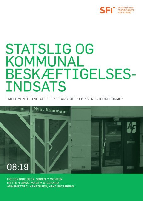 Statslig og kommunal beskæftigelsesindsats - Implementering ... - SFI