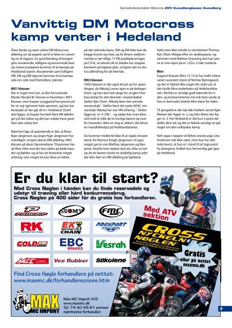 DANMARKSMESTERSKAB2011 - Hedelands Motorklub MC afd.