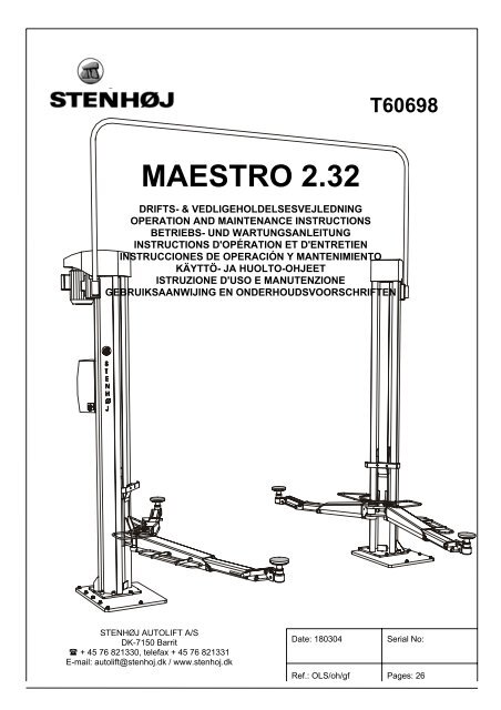 MAESTRO 2.32 - SAFIA