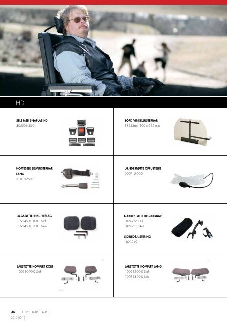 Ekstraudstyr katalog - Permobil