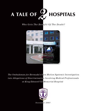 A Tale of 2 Hospitals - Bermuda Ombudsman