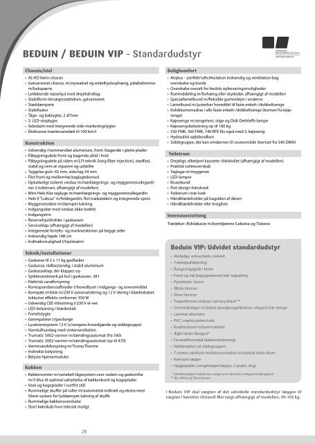 Tekniske data/Prisliste campingvogne 2013 - Dethleffs