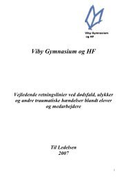 9e Pjece til ledelsen (PDF) - Viby Gymnasium