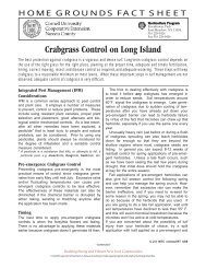 Crabgrass Control on Long Island - Cornell Cooperative Extension ...