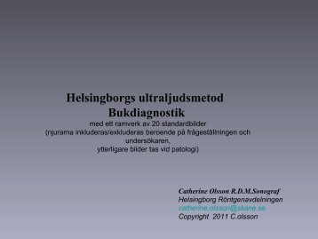 Helsingborgs Ultraljudsmetoden - Rontgen.com