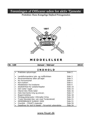 FOUAT - Meddelelser nr. 169 - FOUAT.dk