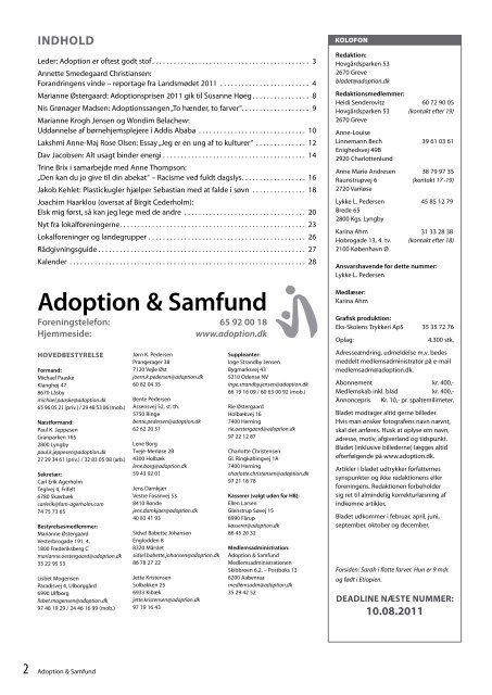Adoption & Samfund - Adoption og Samfund