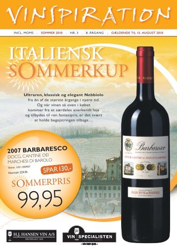ITALIENSK - Vinspecialisten Hos Jakobsen