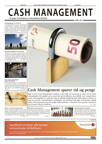 Cash Management sparer tid og penge - Peter Eliasson Helsingborg