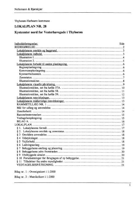 Kystcenter Nord for Vesterhavsgade, Thyborøn - Lemvig Kommune