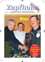 Zapfhahn - Brauhaus Schillerbad GmbH